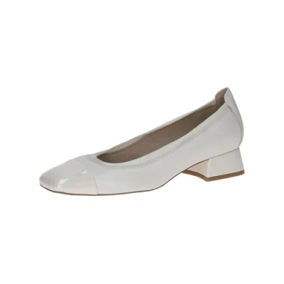 Afbeelding van Caprice Klassieke pumps, Dames, Maat: 40.5, Offwhite comb Leer