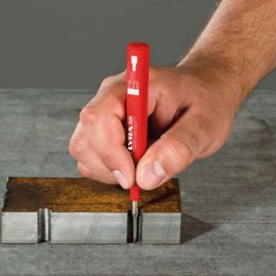 Afbeelding van Lyra ink merkstift voor diepe gaten rood (10st)