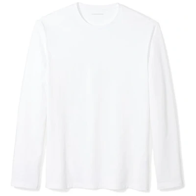 Afbeelding van Amazon Essentials Men&#039;s T shirt met lange mouwen en slanke pasvorm, Wit, S