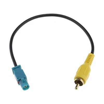 Afbeelding van Be In Your Mind Fakra Z Male naar RCA mannelijke adapterkabel compatibel met Mercedes Command PCM 2.1/PCM 3.0/NTG 2.5/NTG 4.0/NTG 4.5 auto achteruitrijcamera