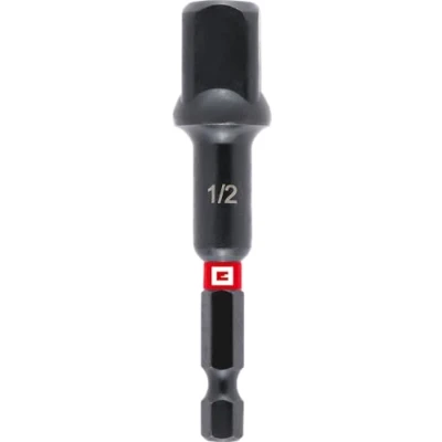 Afbeelding van Originele Einhell dopsleuteladapter (CrV staal, 1/2 inch aandrijving, lengte 72 mm, mangaanfosfatend, slagvast, torsiezone)