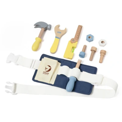 Afbeelding van Classic World Houten Gereedschapsriem, 10dlg.
