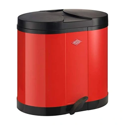 Afbeelding van Wesco Double Bin 170 Rood 30L