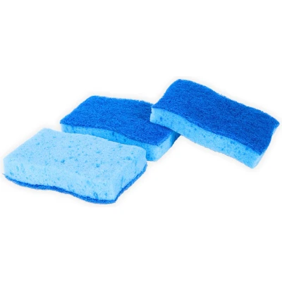 Afbeelding van Multy Niet krassende schuursponsen blauw