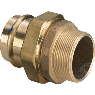 Afbeelding van Profipress overgangsschroefkopp. brons 15 mm pers x 1/2&quot; bu.dr.