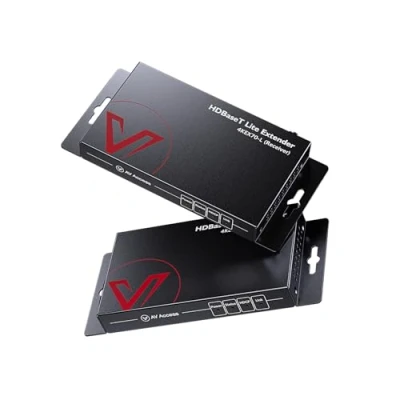 Afbeelding van AV Access Professional UHD 4K60Hz (HDBaseT) HDMI extender tot 70M (230ft), 4Kx2K@60/30Hz 1080P@120/60Hz HDR10 en 3D via Cat5e/6a/7, EDID beheer + CEC, HDCP 2.2, 2 weg PoE IR RS232