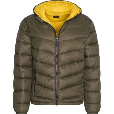 Afbeelding van Cappuccino Italia Jas Winter Hooded Jacket Army Groen Maat 2XL