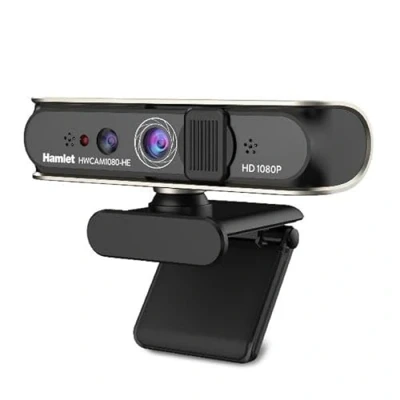 Afbeelding van Hamlet HWCAM1080 HE webcam 2 MP 1920 x 1080 Pixels USB 2.0 Zwart