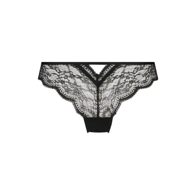 Afbeelding van Hunkemöller Isabelle Cheekini String, Dames, Maat: XS, Black