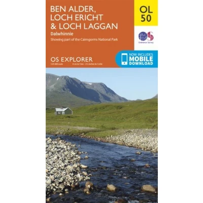 Afbeelding van Ben Alder, Loch Ericht &amp; Laggan, Dalwhinnie: OL 50