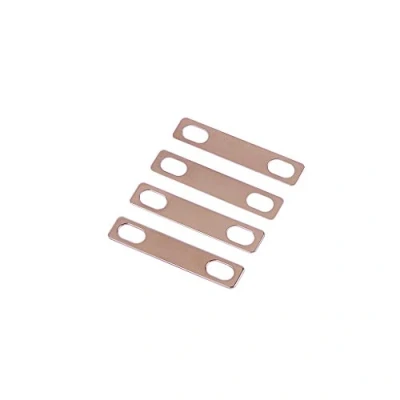 Afbeelding van Alnicov 4 Stks Gitaar Hals Shims 0.2mm 0.5mm 1mm Dikte Messing voor Elektrische Bas Luthier Gereedschap (Chroom)