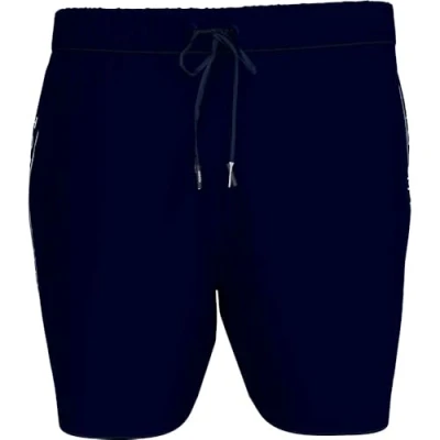 Afbeelding van Tommy Hilfiger TAPE Medium Drawstring Zwemshorts, Heren, Maat: Large, Desert sky