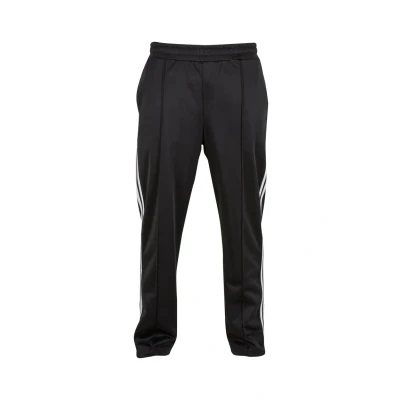Afbeelding van Urban Classics Heren sportbroek retro tricot track pants, mannen joggingbroek in look, rechte pijpen, zwart, 4XL