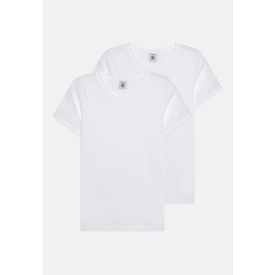 Afbeelding van Petit Bateau Junior TEE Permanent 2 PACK Hemd voor kinderen, Maat: 128, White
