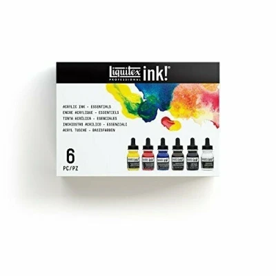 Afbeelding van Professional Acryl Ink! Essential Set 6 kleuren 30ml 3699314