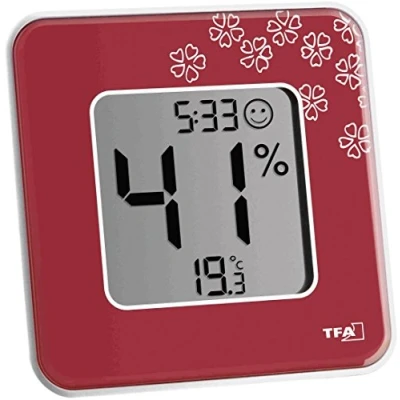 Afbeelding van TFA Thermo / Hygrometer Digitaal Style Rood