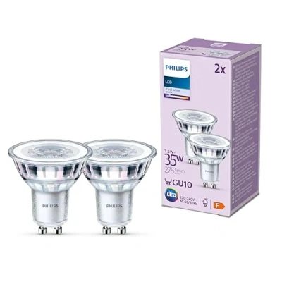 Afbeelding van Philips LED Spot 35 W GU10 Koelwit licht 2 stuks