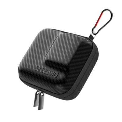 Afbeelding van SUREWO Mini draagtas voor GoPro Hero 11/10 Zwart, Hard Case Travel Draagbare Tas Compatibel met 9/8/7/6/5 DJI Osmo Actie, AKASO/Campark/YI Action Camera en meer (Zwart, Mini),