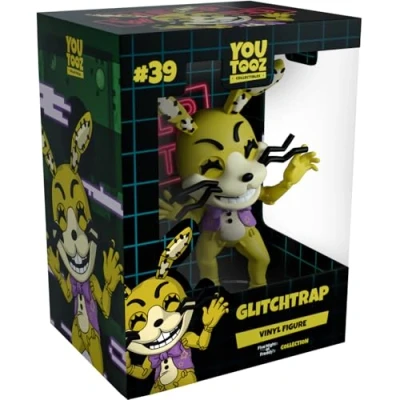 Afbeelding van Youtooz: Glitchtrap 12 cm vinylfiguur, officiële FNAF collectie uit de Five Nights at Freddys Collection [Leeftijd 15+ ]