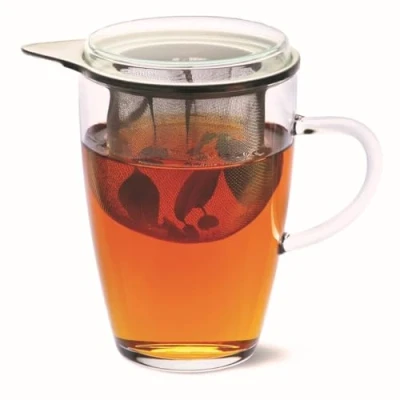 Afbeelding van Bohemia Cristal 022004023 Theeglas Set Tea For One, glas, transparant, 11,0 x 8,5 13,5 cm