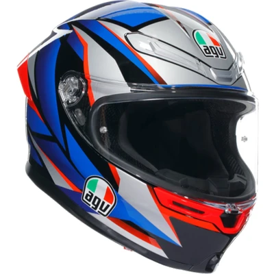 Afbeelding van Agv K6 S E2206 Mplk Slashcut Black Blue Red 015 2XL Maat Helm