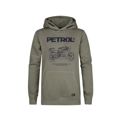 Afbeelding van Petrol Industries Artwork Catskill Hoodie voor kinderen, Maat: 152, Mossy stone