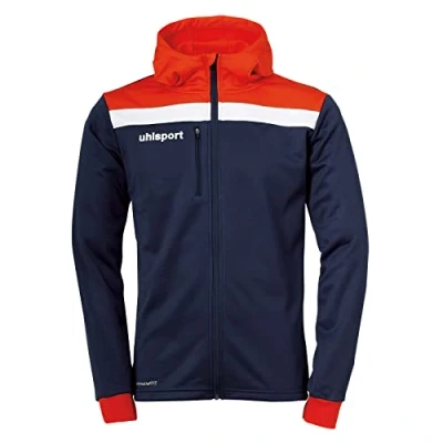 Afbeelding van Uhlsport Offense 23 Trainingsjack Met Capuchon Heren Marine / Rood Wit Maat: M