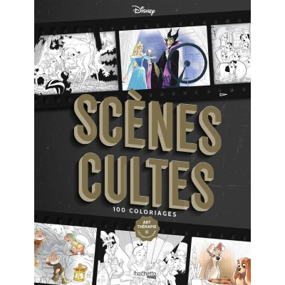 Afbeelding van Disney Scènes Cults 100 Coloriages Hachette Heroes Kleurboek voor volwassenen