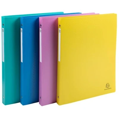 Afbeelding van Ringmap met 4 ringen A4 Forever Young 20 stuks assorti Exacompta