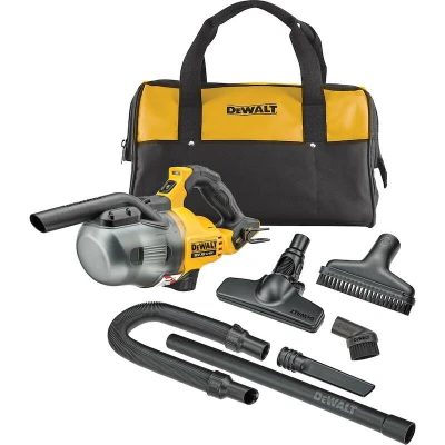 Afbeelding van DeWALT DCV501LN 18V XR L klasse steelstofzuiger met opzetstukken in opbergtas (zonder accu en lader)