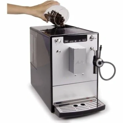 Afbeelding van Melitta Caffeo Solo Perfect Milk E 957 103 Espressomachine Zilver