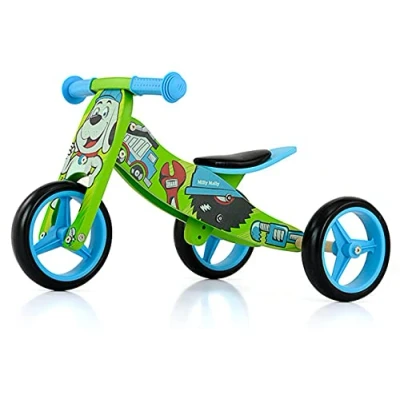 Afbeelding van Milly Mally 2 in 1 Loopfiets Jake Bob Jongens Blauw