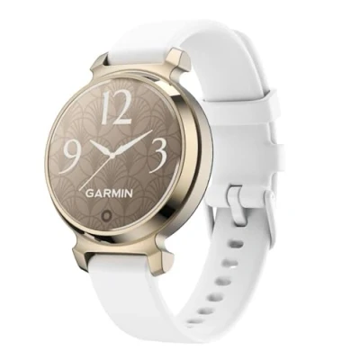 Afbeelding van GIOPUEY Horlogeband compatibel met Garmin Lily 2, zachte siliconen band, slijtvast, ademend, band voor polshorloge, pour 2