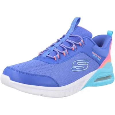 Afbeelding van Skechers Slip ins: Microspec Max Color Trifecta Paars Extra comfort Memory Foam Maat 36