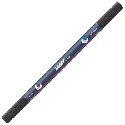 Afbeelding van LAMY ink x safari inktblusser 898 van kunststof in kewi met wispunt en correctiepunt uitsluitend voor het wissen koningsblauwe inkt