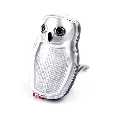 Afbeelding van IKZI Light 2 LED voorlamp/ reflector model: WIJS BikeTotaal.nl Zwart