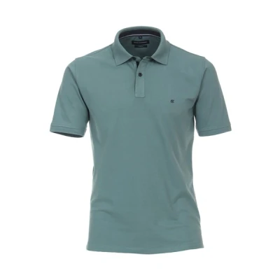 Afbeelding van Casa Moda polo heren poloshirt normale fit groen effen