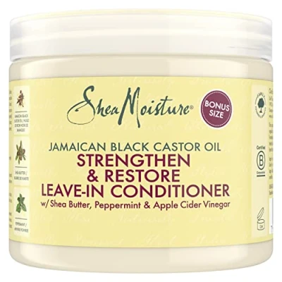 Afbeelding van Shea Moisture Jamaican Black Strengthen &amp; Restore Leave In Conditioner 431 ml