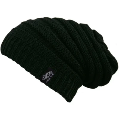 Afbeelding van Chillouts beanie muts Brian black lengte 32 cm