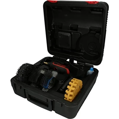 Afbeelding van KS Tools, Pneumatisch gereedschap, Perslucht multischuurset, 8 stuks, 370 Watt, 4000 tpm