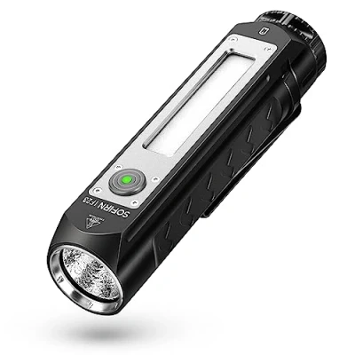 Afbeelding van sofirn IF23 led zaklamp, zeer krachtig, 4000 lumen, oplaadbaar, type C, met COB zijlicht, multifunctionele zaklampen, meerkleurig, EDC lamp, geschikt voor dagelijks gebruik