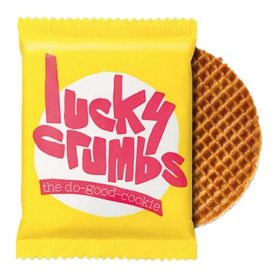 Afbeelding van Lucky Crumbs Stroopwafels 28 x 32 gram