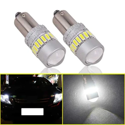 Afbeelding van Eseastar BAX9S H6W LED lampen wit 6000K 12V 24V 21LED lampen, SMD4014, CANbus foutloos met projector voor zijlichten auto, back up interieurverlichting