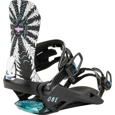 Afbeelding van Nitro Heren One Snowboardbinding, Raven, M