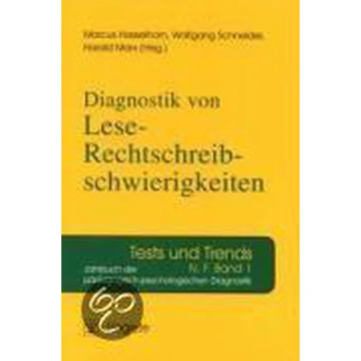 Afbeelding van Diagnostik von Lese Rechtschreibschwierigkeiten