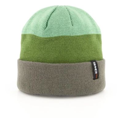Afbeelding van SINNER leduc beanie Muts heren Groen Multicolour