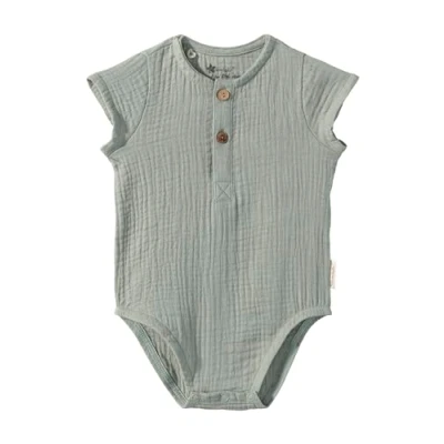 Afbeelding van Sterntaler Body knoopsluiting stone green