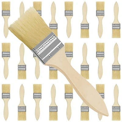 Afbeelding van Kurtzy 5,08cm Verf Kwasten (24 pak) Professioneel Houten Handvat Set Voor Verf, Stainen, Vernissen, Lijmen en Huis DIY