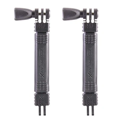 Afbeelding van iSHOXS Xtension Neo M, set van 2 x 15 cm uitbreiding met een stabiele, maar buigbare aluminium kern in duurzame TPU mantel, geschikt voor GoPro en compatibele sport actiecamera&#039;s