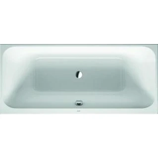Afbeelding van Duravit HappyD 2 kunststof inbouwbad acryl rechthoekig met rugsteunen 180x80x46cm wit